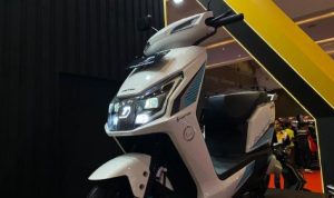 Sepeda motor listrik United E-Motor baru.  (MPI)